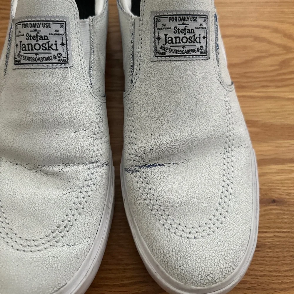 Nike SB Zoom Stefan Janoski Slip On Leather Shoes (6.5)